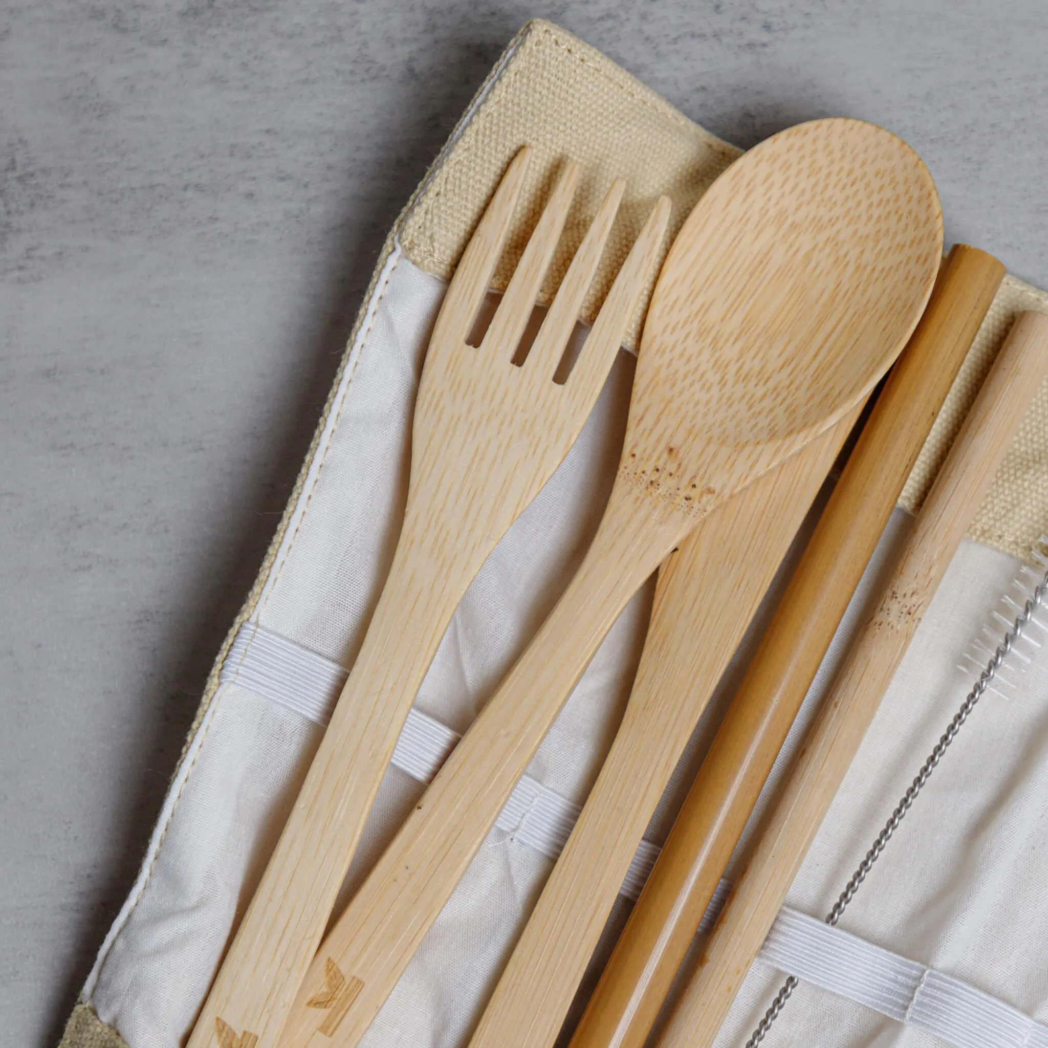 Bamboo Cutlery Set - Image 3