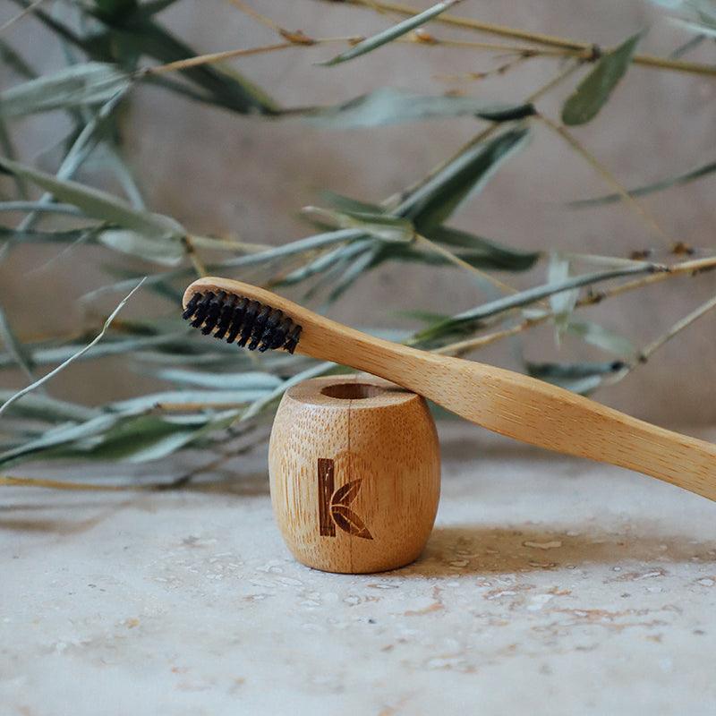 Bamboo Toothbrush Holder - Image 3
