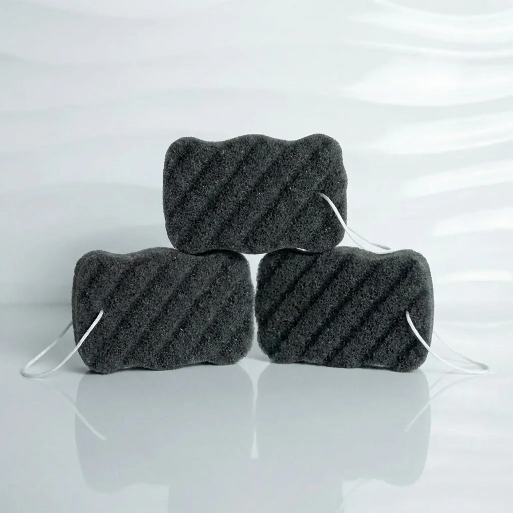 Charcoal Konjac Body Sponge - Image 6