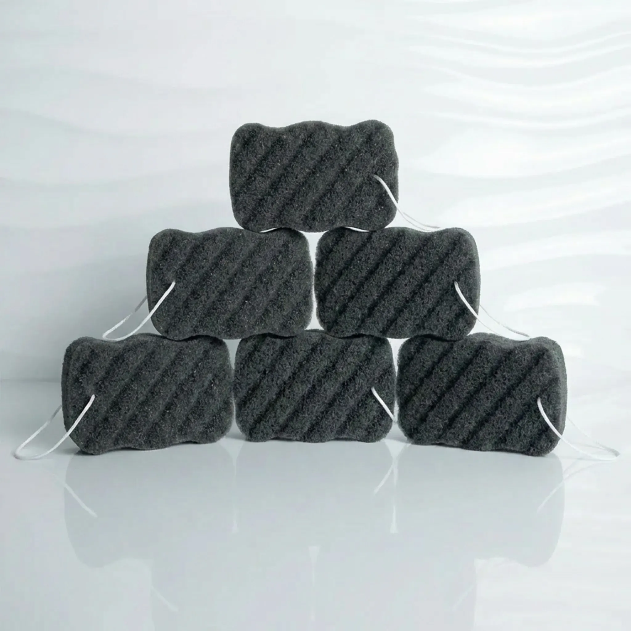 Charcoal Konjac Body Sponge - Image 7
