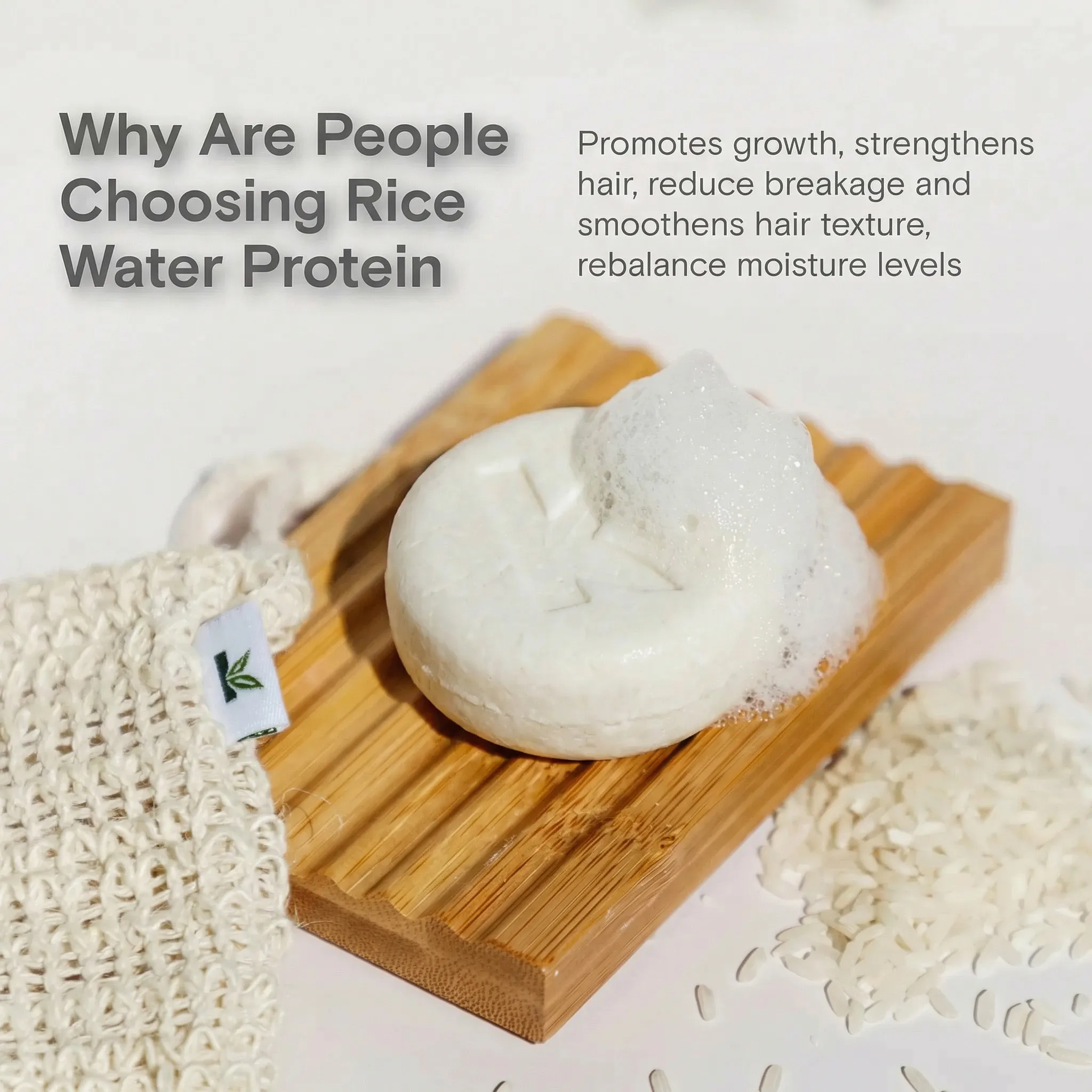 Rice Water Shampoo Bar - Image 4